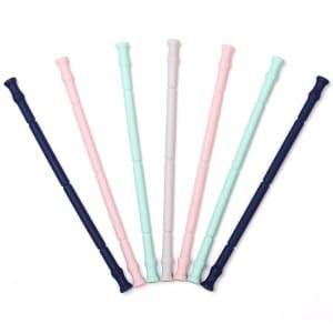 Manufacturer for Collapsible Silicone Straw Reusable Folding Drinking Straw With Carrying Case And Cleaning Brush