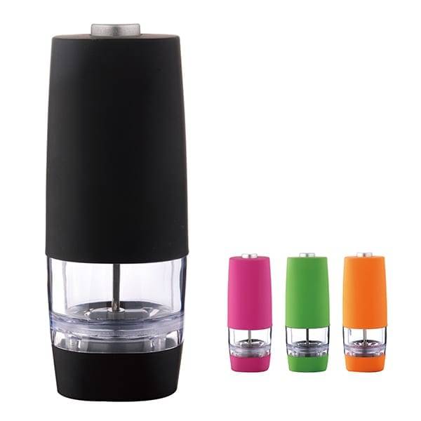 Multi-color and optional automatic electric with Battery salt and pepper grinder