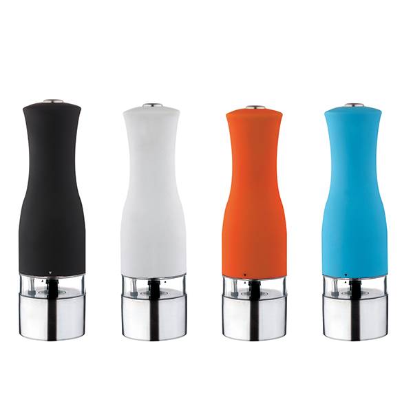 Hot multi - color optional electric salt and pepper mill