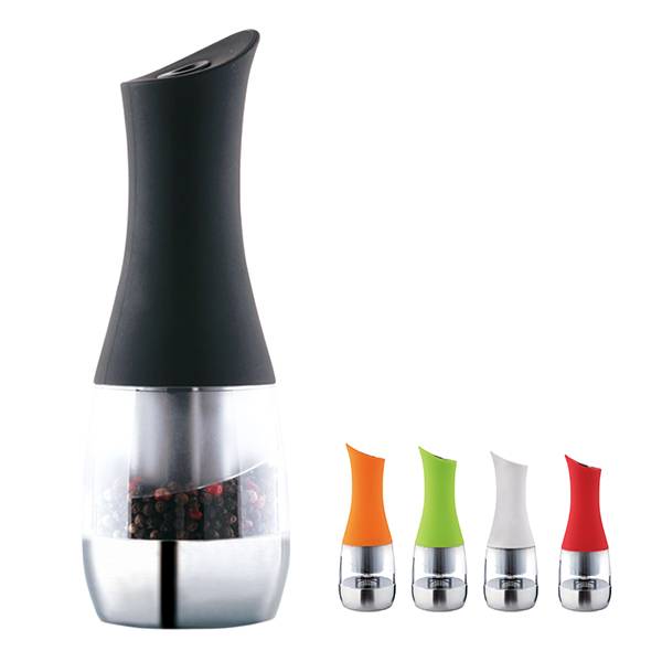 Electronic plastic salt and  pepper mill with Battery