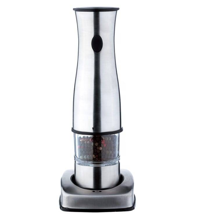 electric pepper mill rechargeable salt and pepper grinder