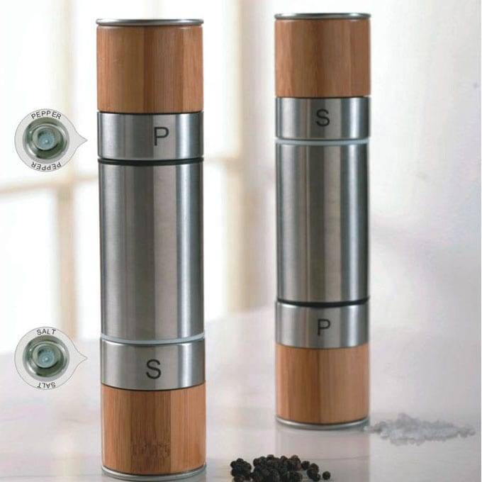 pepper and salt grinder set 9610 2 in 1 Manual Salt & Pepper Mill