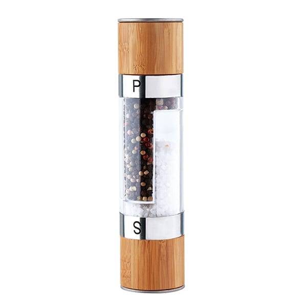 Corrugated Gi Sheeet Salt And Pepper Grinder Set Stainless Steel -
 Dual pepper and salt mill 9611 2 in 1 Manual Pepper Mill – Yisure