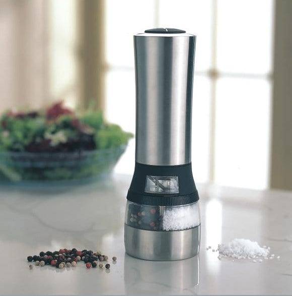 Alloy Roofing Steel Bamboo Salt Grinder -
 electric spice grinder 9523 2 in 1 Electric pepper mill – Yisure