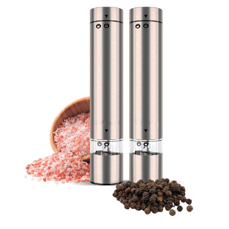 Electric grinder with colorful  Ceramic  salt and pepper grinder