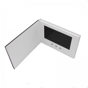 5 inch video brochure components Chinese homemade lcd brochure video card visiting card for vip patient