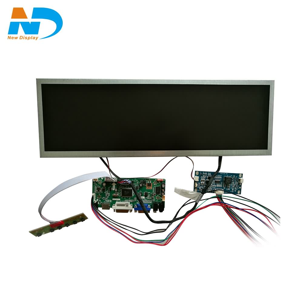 16.8 inch 1366*378 bar ultra wide lcd panel with drive board