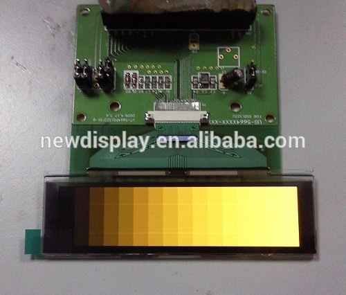 3.12inch small yellow 256 * 64 resolution OLED panel