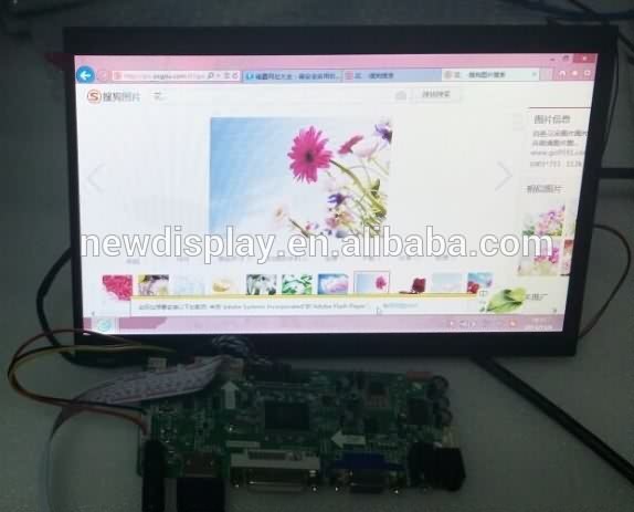 10.1" 1024×600 TFT LCD display with HDMI board YXD101301000