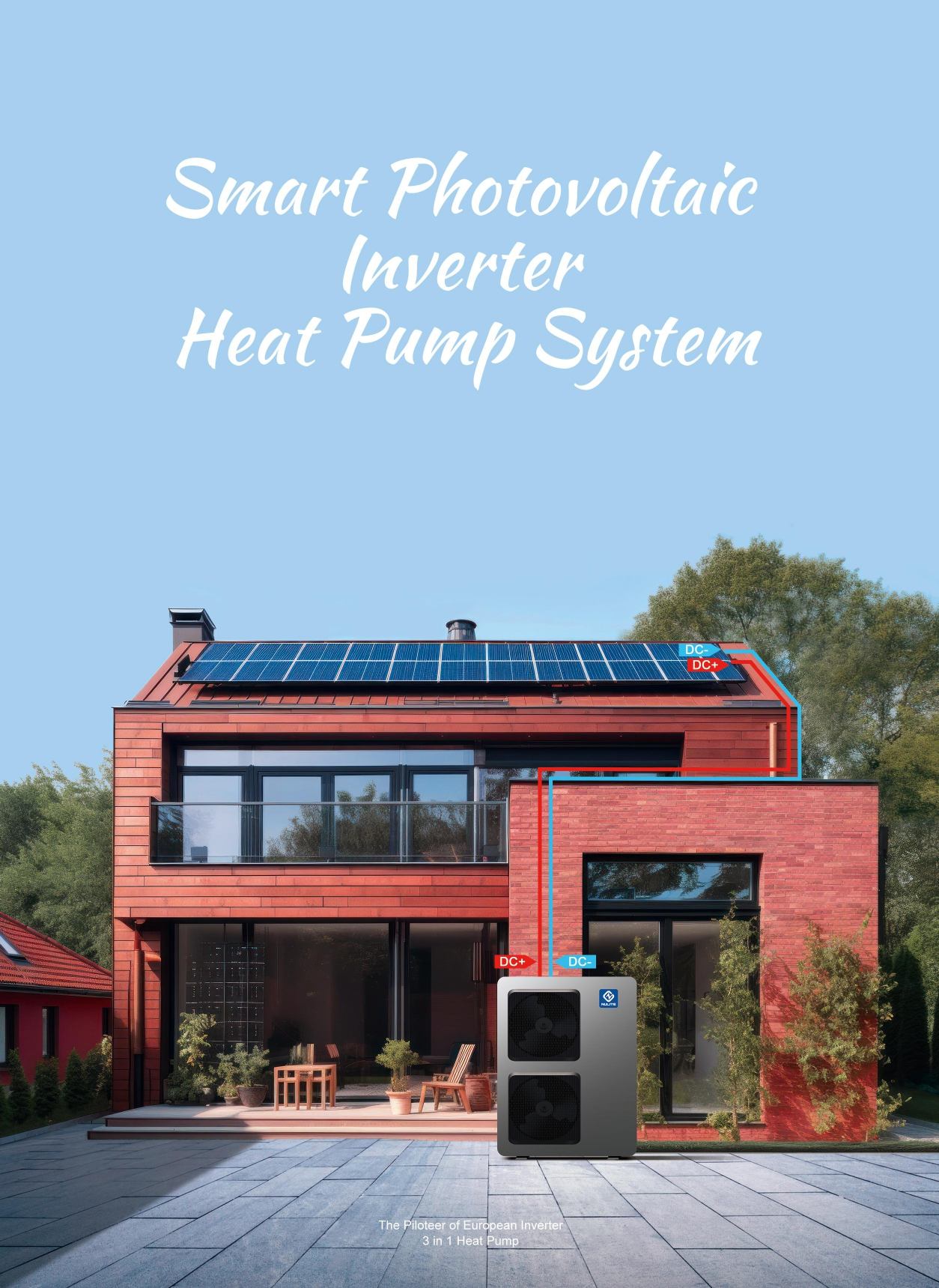How does the combination of heat pump and photovoltaics work?