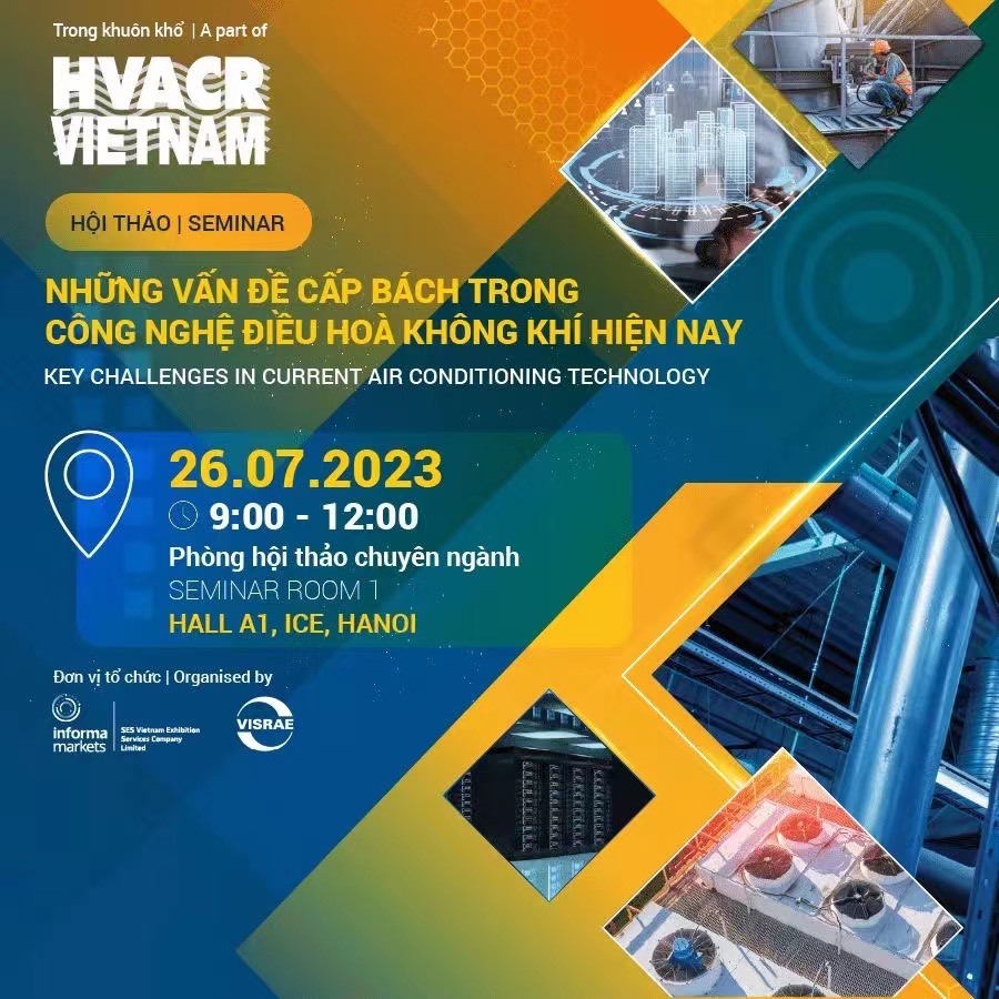 Nulite-New-Energy ASHP participated in the Vietnam HVACR Exhibition while visiting Clients