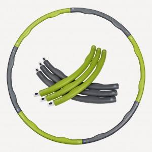 Umweltfreundliches Kunststoff-PP-Gerüstgewicht Hoop Detachable Fitness NRB Schaumgewichteter Hoop Ring WH001
