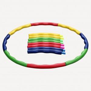 Hoola Hoop Plastik Ukuran Berat Disesuaikan Yang Dapat Dilepas, Cocok sebagai Hadiah Mainan WH-011