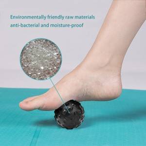 Экологичный массажный мяч из полиуретана для массажа глубоких тканей спины, массажер для ног