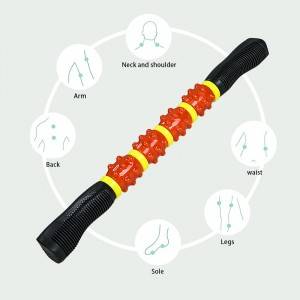 Barra de rodillo muscular Body Fitness Massage Stick MS-14