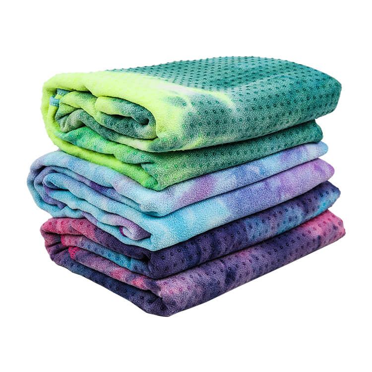 Tie dye Super Soft, Sweat Absorbent, Non-Slip Bikram Hot Yoga Towels Featured Image