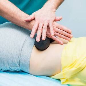 Sfera da massaggio Epp per la terapia del punto trigger dei tessuti profondi su palla per digitopressione di schiena, spalle, collo e vita