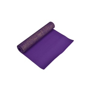 Экологичный коврик для йоги / упражнений премиум-класса из натурального джутового волокна - большой нескользящий