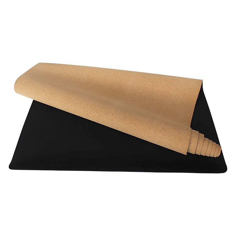 OEM Wholesale Pattern Custom Design Cork Natural Rubber Yoga Exercise Yoga Mat Featured Image