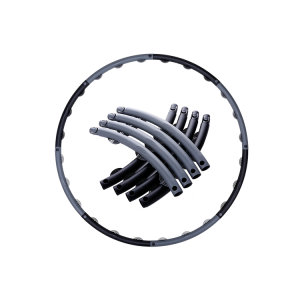 Umweltfreundlicher einstellbarer Gewichtsverlust Flexibler Hula-Hoop-Ring abnehmbarer Hula-Hoop-Griff aus Kunststoff-Kunststoffrohr mit Schaumgriff für Erwachsene WH-060
