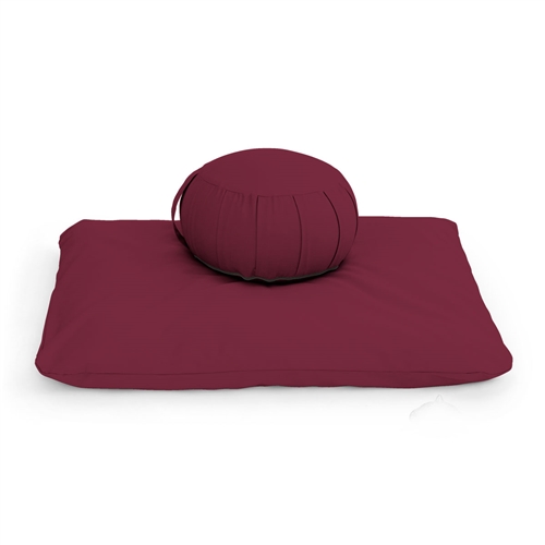 OEM/ODM Supplier J Crew Yoga Mat -
 Zen Eco friendly Velvet Buckwheat Removable Square Yoga Meditation Cushion and Mat Set – NEH