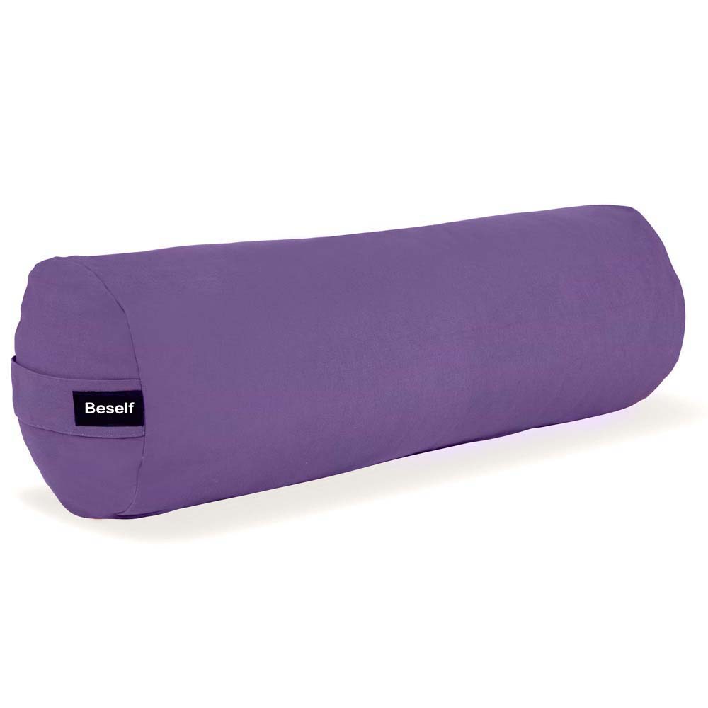 Wholesale Yoga Mat Mattress -
 Portable Waterproof Removable Round Yoga Leather Buckwheat Yoga Bolster – NEH
