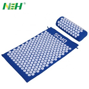 Regular acupuncture mat and pillow set natural cotton white spike standard acupuncture set