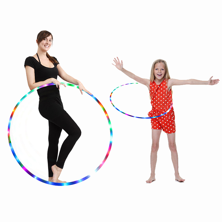 OEM/ODM Supplier Hula Hooping Competition -
 LED Hula Hoop Fully Rechargeable and Collapsable – 14 Color Strobing and Changing LED Lights – Multiple Light Up Hoola Hoops for Adults and ...