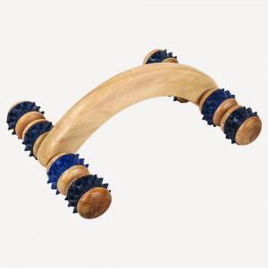 8-Rad-Massagegerät aus Holz, Massagerolle, Allradbein zu Hause