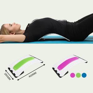 Therapeutic Lumbar Equipment, Acupressure Bump Plus, NBR Strap Protection for Spine, Relief for Back Pain, Sciatica, Scoliosis，Waist Massager
