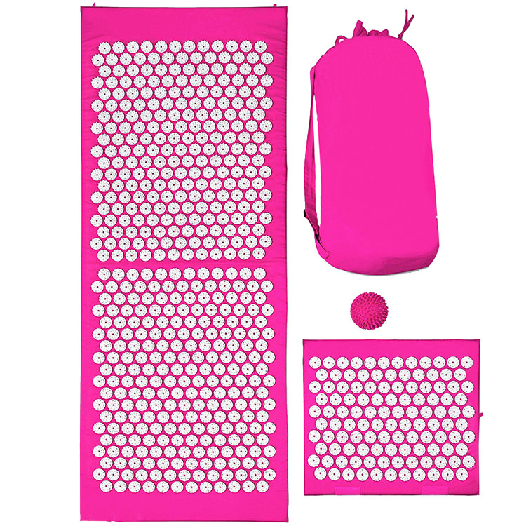 2019 Latest Design Acupressure Mat For Back Pain Relief -
 NEH Wholesale Fitness Accessories Massage mat Acupuncture mat with ABS needles and pillow – NEH