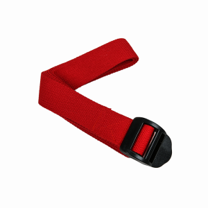 Polyster-Cotton Coloured Yoga Strap mit Kunststoff- oder Metallschnalle.