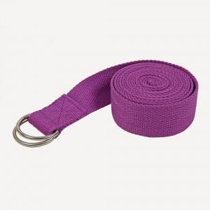 Polyster-Cotton Coloured Yoga Strap