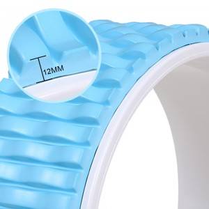 Yoga Wheel Roller for Back Pain, Stretching, Improving Flexibility and Backbends