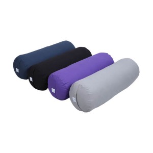 Top Quality Meditation Headache – Round Supportive Yoga Bolster Filled with Cotton and Includes Machine Washable Cotton Cover and Cary Handle – NEH