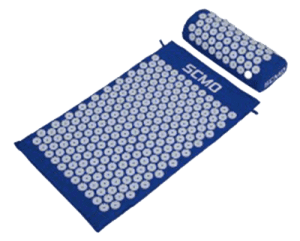 Acupressure Mat and Pillow Set with Carry Bag A...