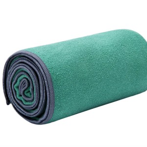 Asciugamano morbido stupefacente della stuoia di yoga della fabbrica ODM Cina, asciugamano sportivo lavabile spesso