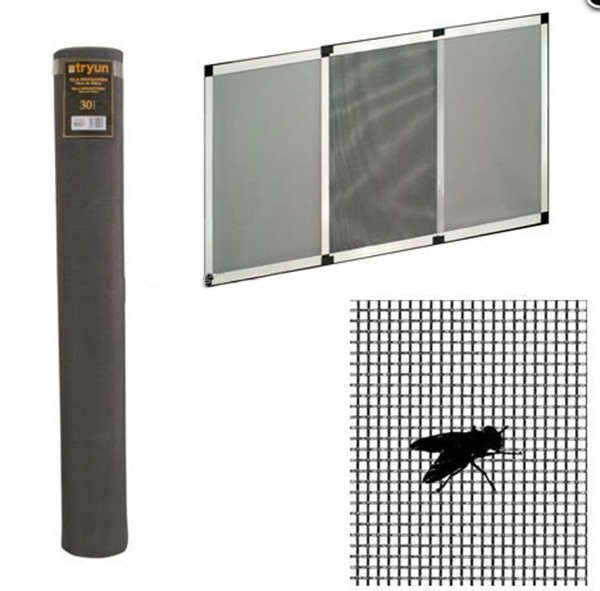 Bottom price Ppe Insect Screen For Greenhouse - 18*16 cheap price 110g Fiberglass insect net window screen netting – Crscreen
