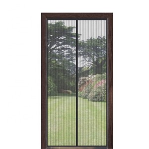 Magnetic Mesh Bug Screen Door Strong Magnets Insect Screen Curtain.
