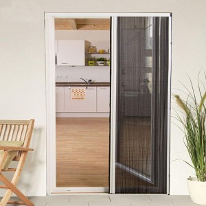 Quality Assurance Madaling I-install Solid Pleated Mesh Folding Screen Door Made In China