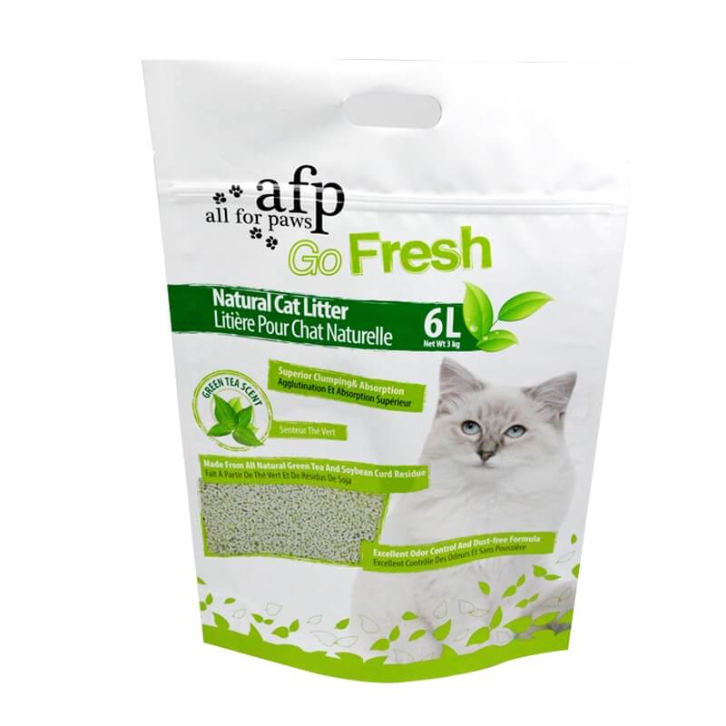 Colorful printing fully degradable PLA packaging bags for cat foods Featured Image