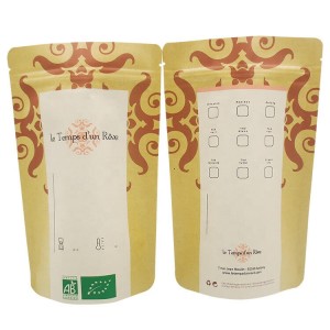 Personalized nga stand up zipper packaging bags