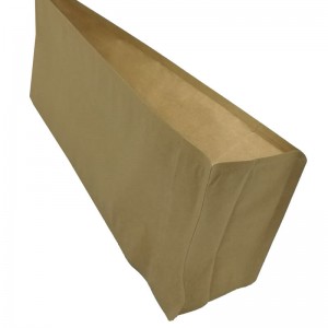 ECO friendly yellow kraft paper gusset bags for tea leaves