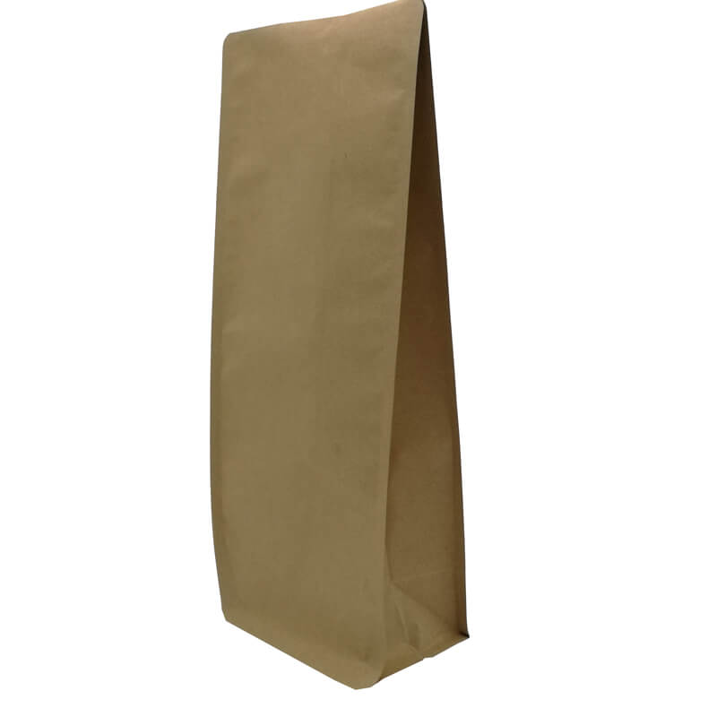 ECO friendly yellow kraft paper gusset bags for tea leaves Featured Image