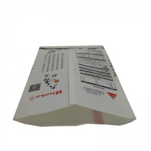 Back sealed rice packaging bags with round window