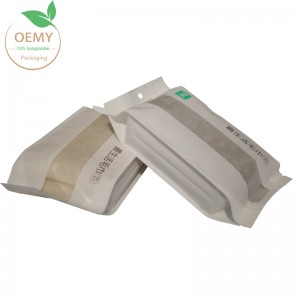 China supplier of four side sealed gusset packaging bags for towel
