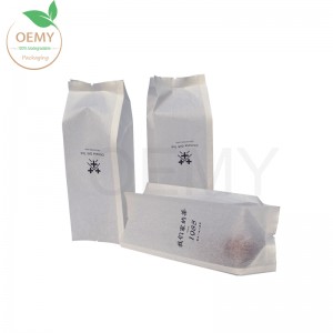 China supplier of one-side-seal packaging for tea leaves