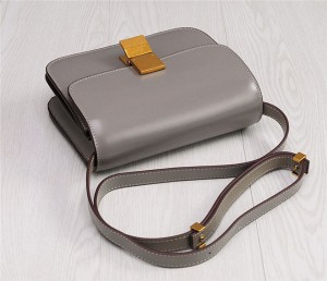Western Style Grey Mini Shoulder Bag Women Square European Custom Bag