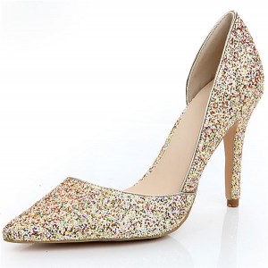 Women Pointed High-Heeled Pumps