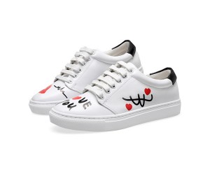Lady Lace Up Trainers Famous Designer Sneakers